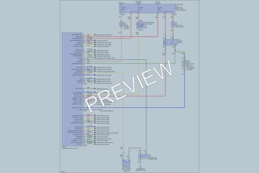2006 Hyundai Tucson Body Control Modules wiring diagram preview