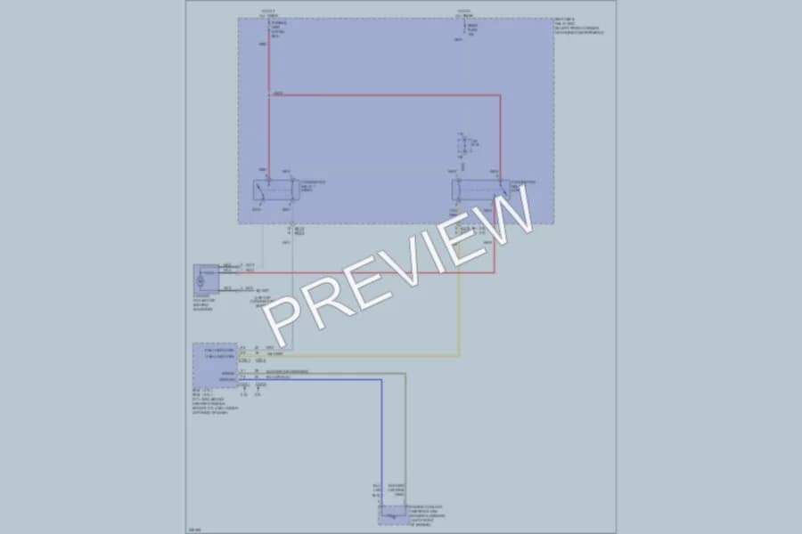 2006 Hyundai Tucson Cooling Fan wiring diagram preview