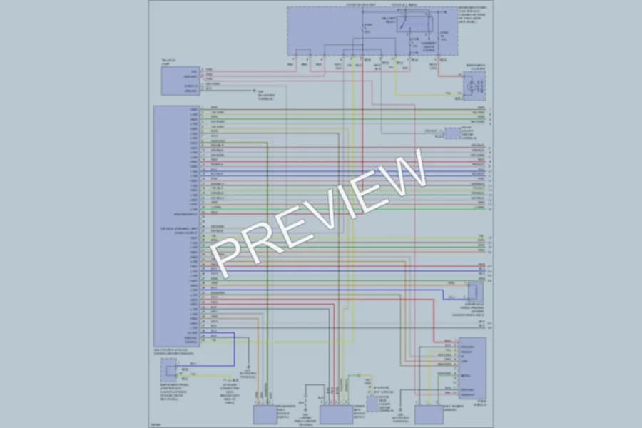 2006 Hyundai Tucson Supplemental Restraints wiring diagram preview