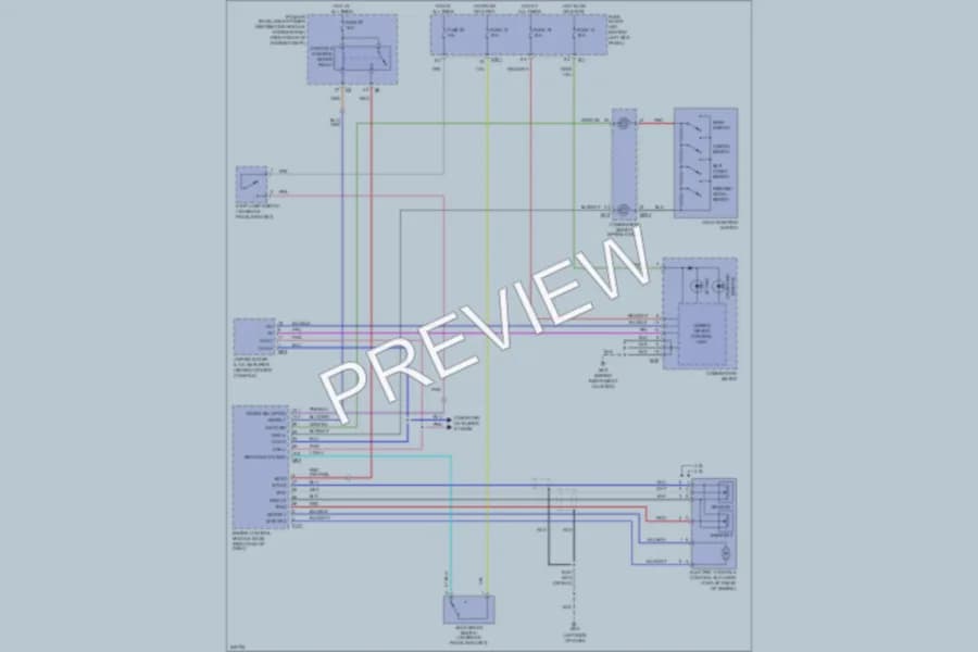 2006 Infiniti FX35 Cruise Control wiring diagram preview