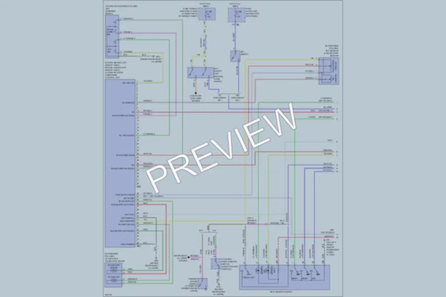 2006 Infiniti G35 Memory Systems wiring diagram preview