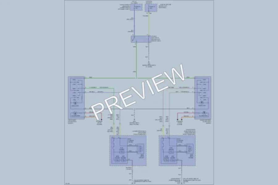 2006 Infiniti G35 Power Seats wiring diagram preview