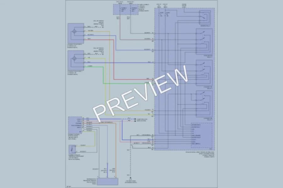 2006 Infiniti G35x Cooling Fan wiring diagram preview