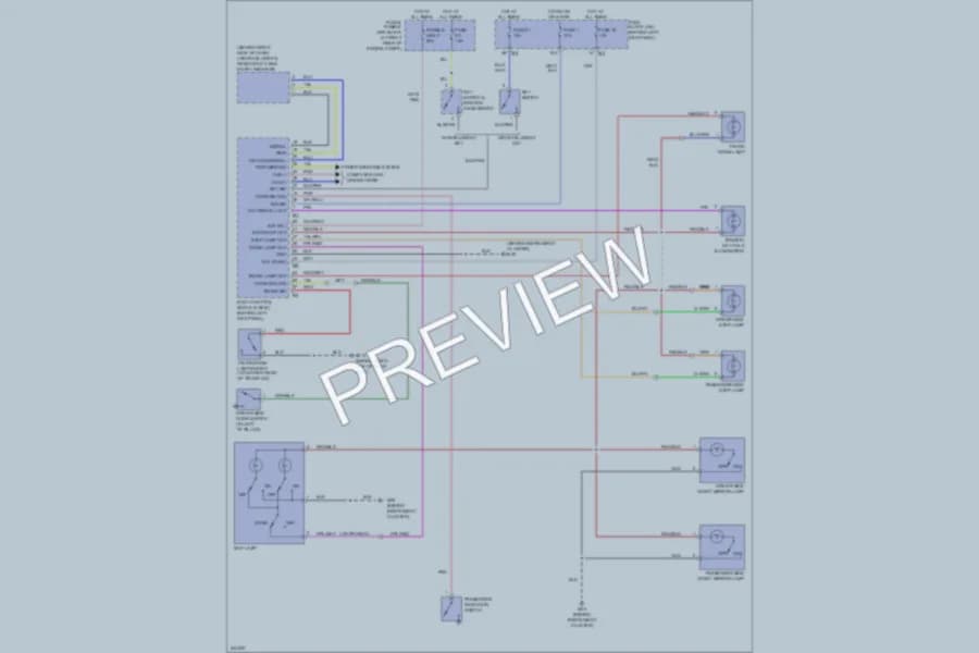 2006 Infiniti G35x Interior Lights wiring diagram preview