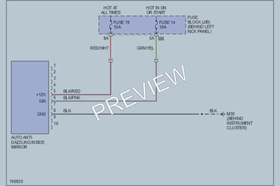 2006 Infiniti G35x Power Mirrors wiring diagram preview
