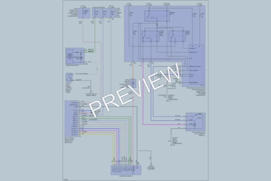 2006 Infiniti G35x Wiper Washer wiring diagram preview