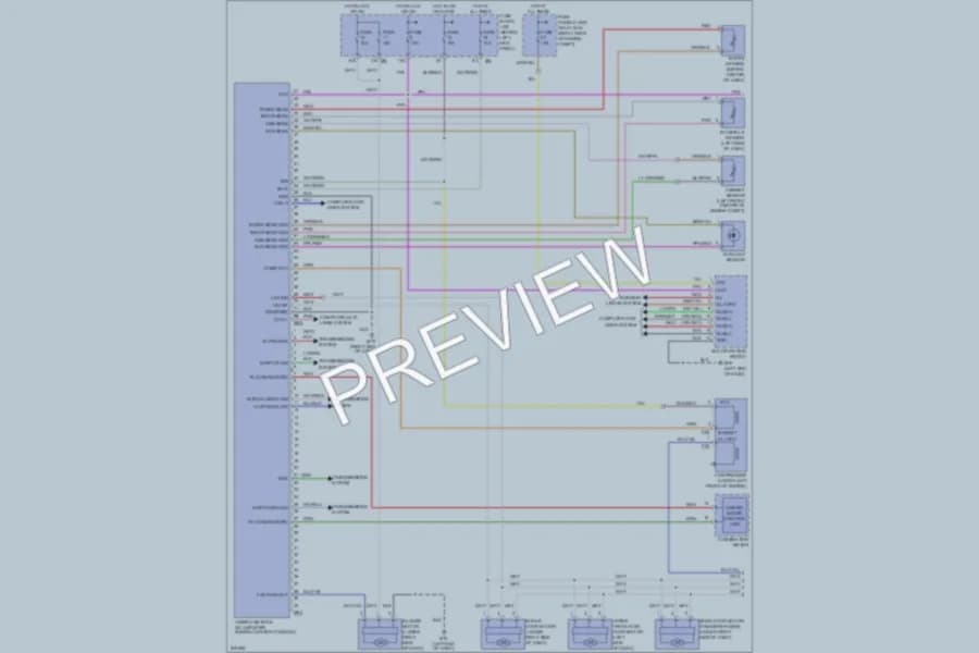 2006 Infiniti M35 Air Conditioning wiring diagram preview