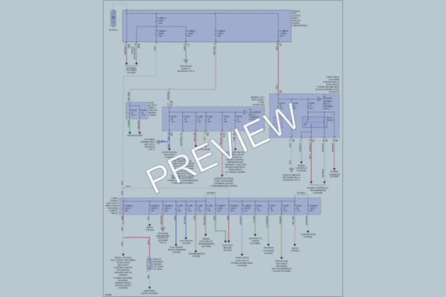2006 Infiniti M35 Power Distribution wiring diagram preview