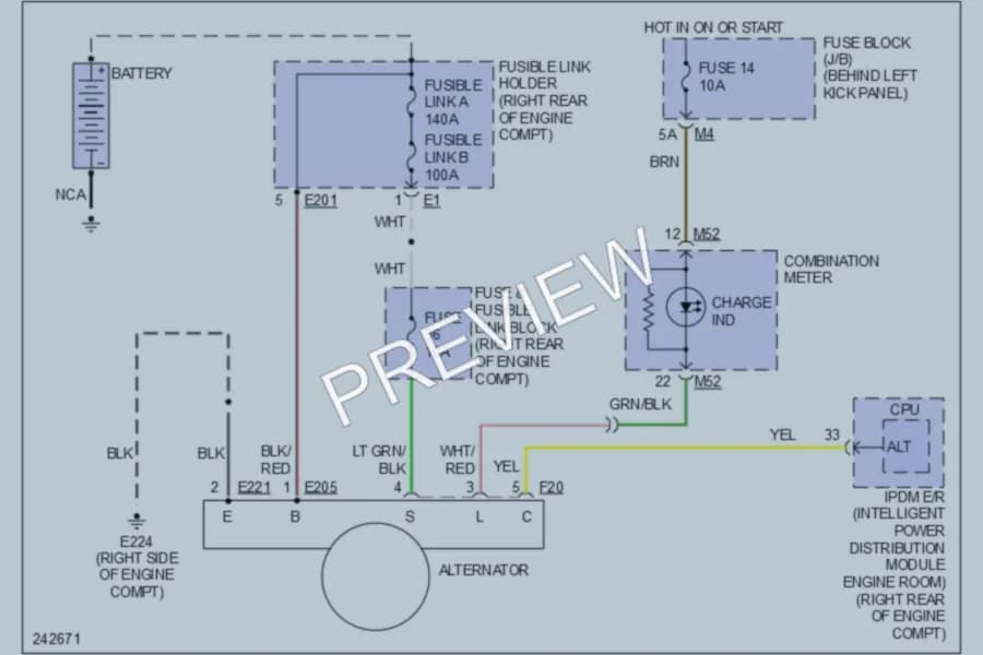 2006 Infiniti M35 Starting Charging wiring diagram preview