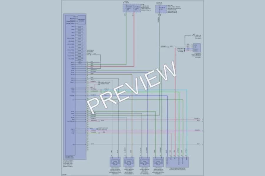 2006 Infiniti M35x Anti Lock Brakes wiring diagram preview
