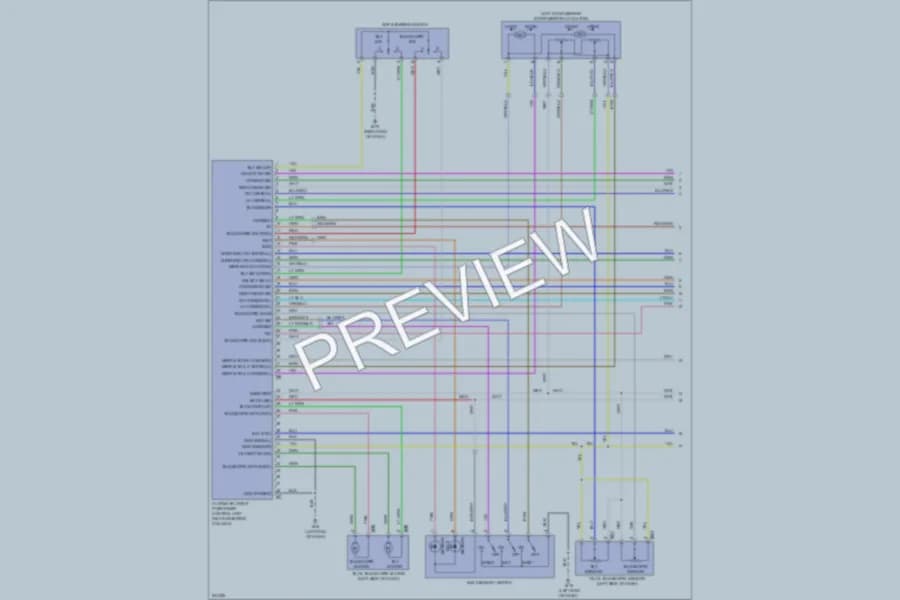 2006 Infiniti M35x Memory Systems wiring diagram preview