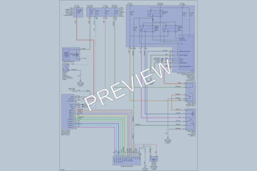 2006 Infiniti M35x Wiper Washer wiring diagram preview