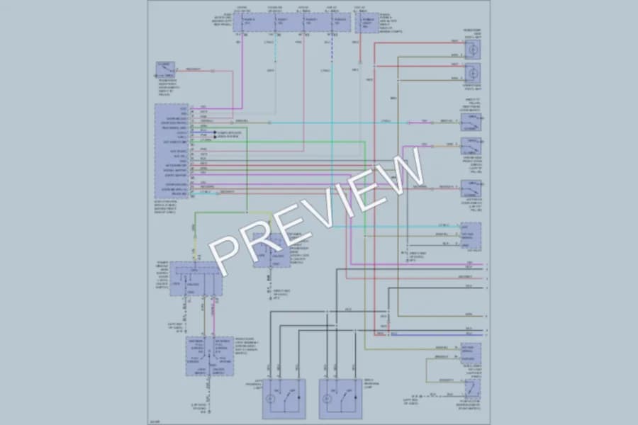 2006 Infiniti M45 Interior Lights wiring diagram preview