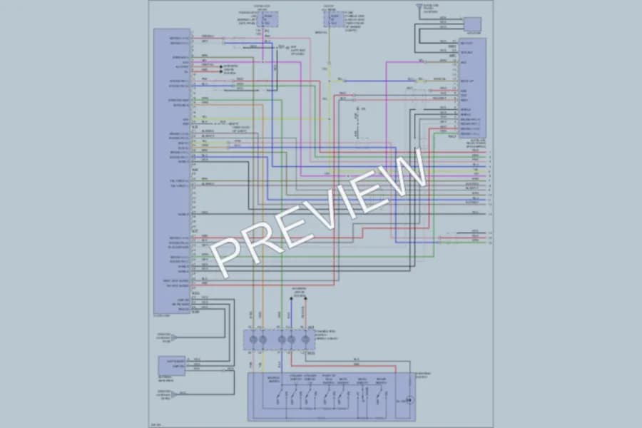2006 Infiniti M45 Navigation wiring diagram preview