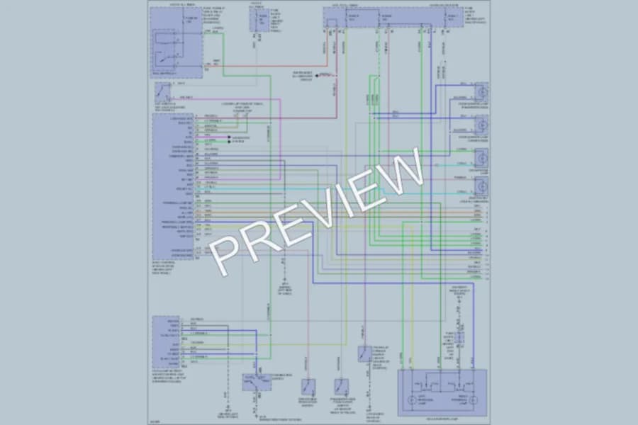 2006 Infiniti Q45 Interior Lights wiring diagram preview