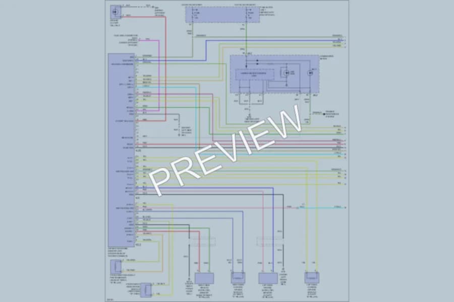 2006 Infiniti Q45 Supplemental Restraints wiring diagram preview