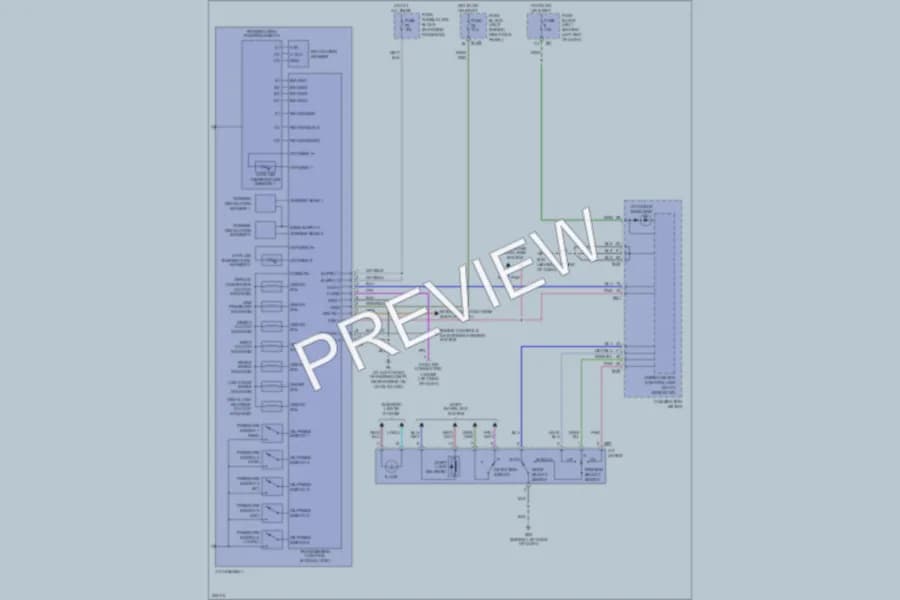 2006 Infiniti Q45 Transmission wiring diagram preview