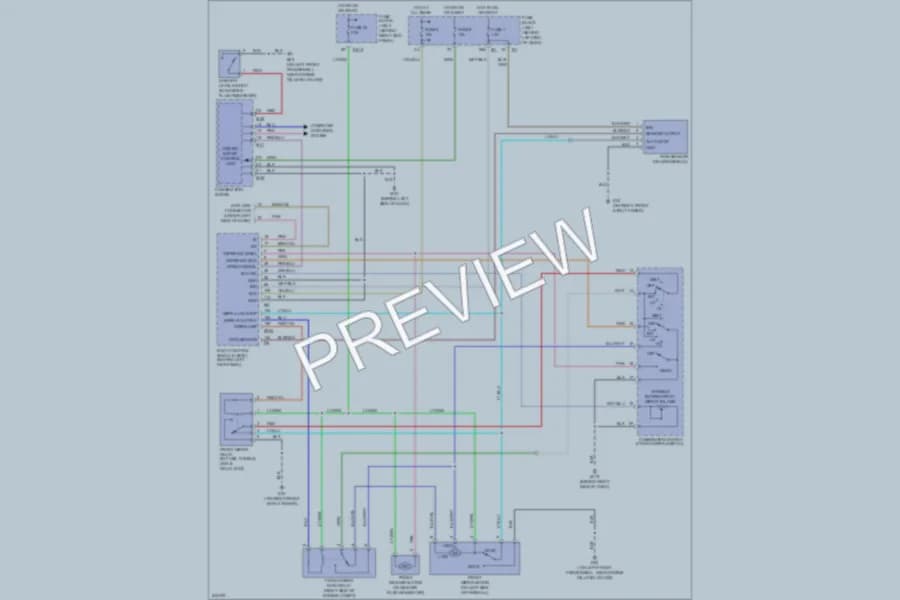 2006 Infiniti Q45 Wiper Washer wiring diagram preview