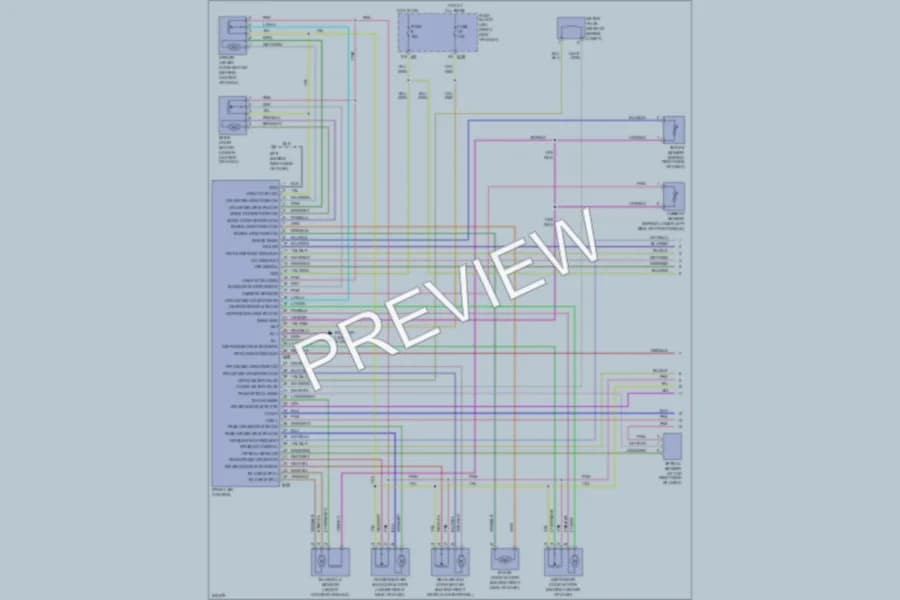 2006 Infiniti QX56 Air Conditioning wiring diagram preview