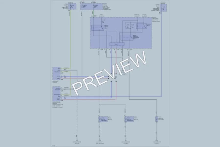 2006 Infiniti QX56 Defoggers wiring diagram preview