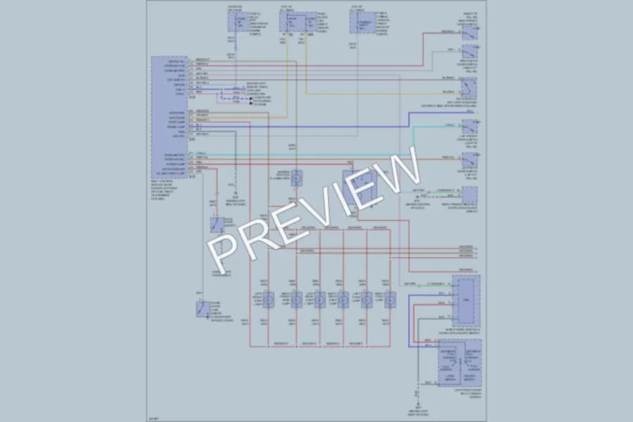 2006 Infiniti QX56 Interior Lights wiring diagram preview