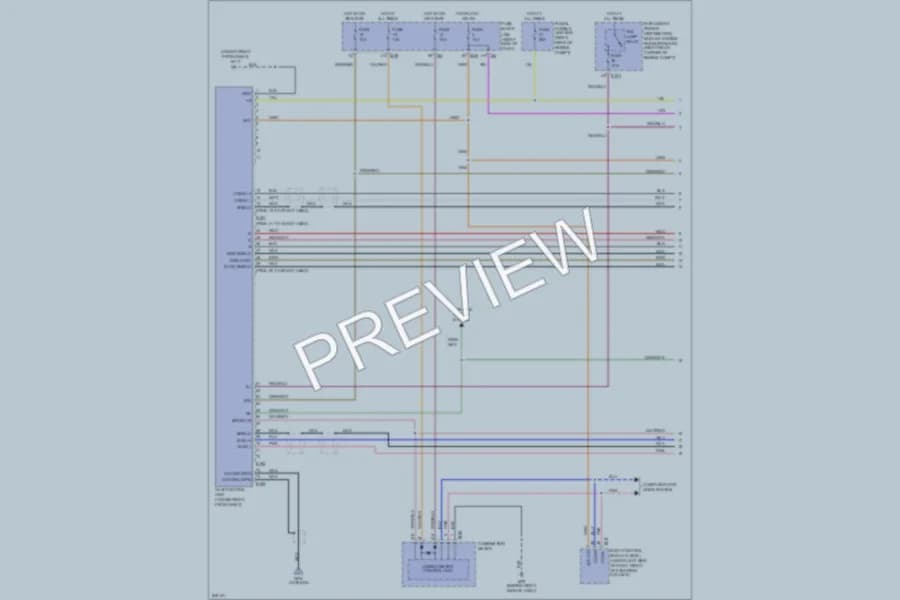 2006 Infiniti QX56 Navigation wiring diagram preview
