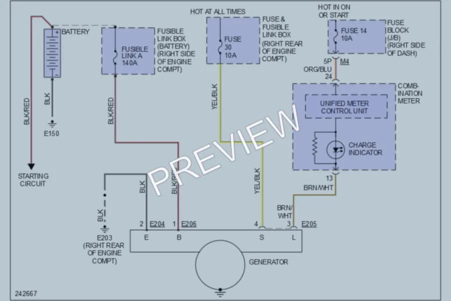 2006 Infiniti QX56 Starting Charging wiring diagram preview