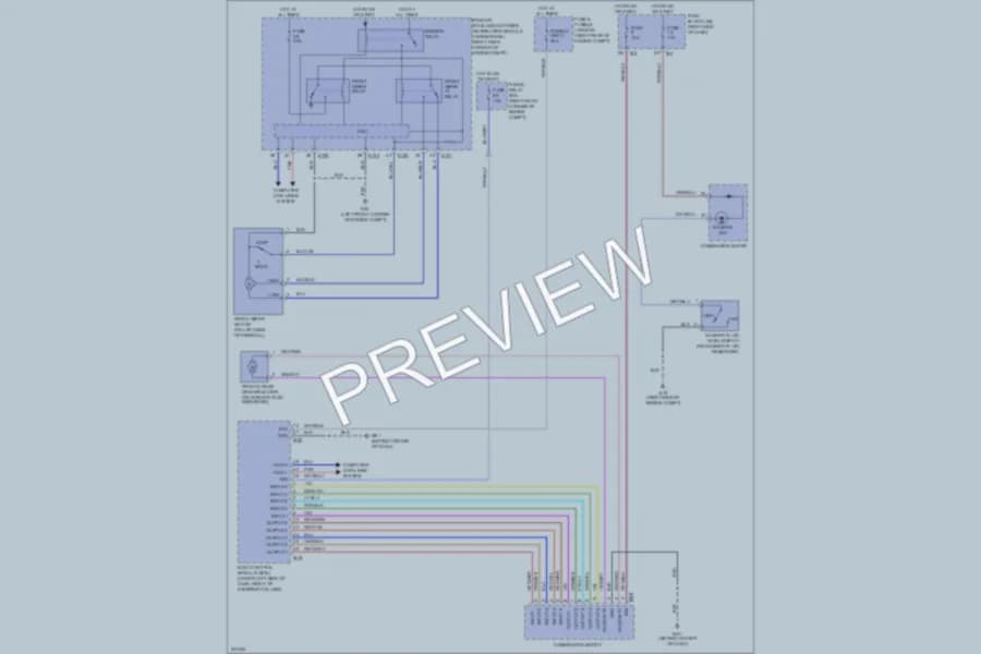 2006 Infiniti QX56 Wiper Washer wiring diagram preview