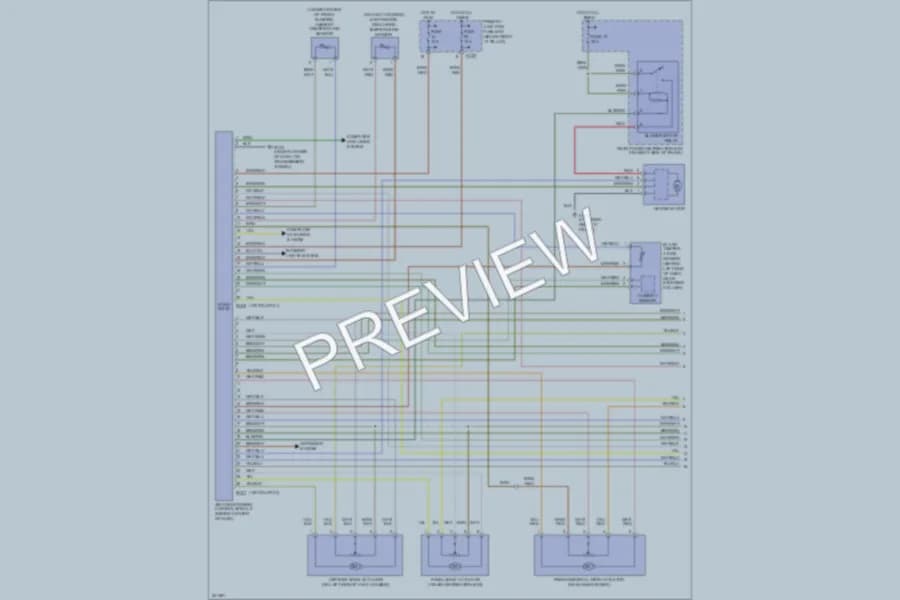 2006 Jaguar SType Air Conditioning wiring diagram preview