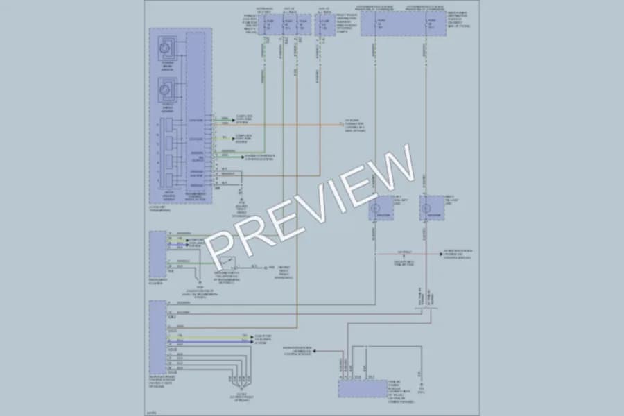 2006 Jaguar SType Exterior Lights wiring diagram preview