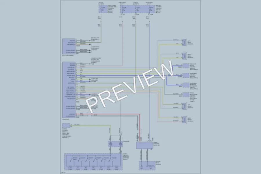 2006 Jaguar SType Radio wiring diagram preview
