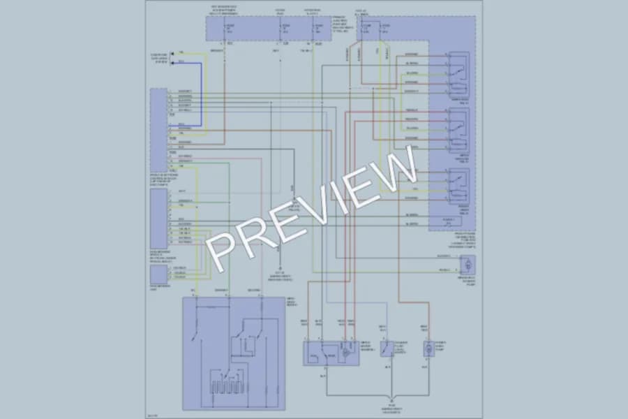 2006 Jaguar SType Wiper Washer wiring diagram preview