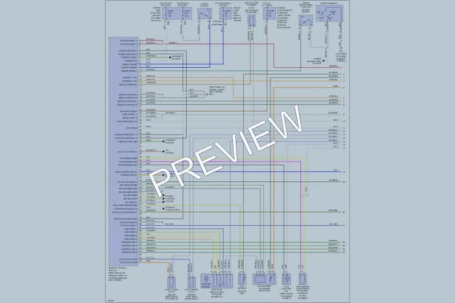 2006 Jaguar XK8 Engine Performance wiring diagram preview