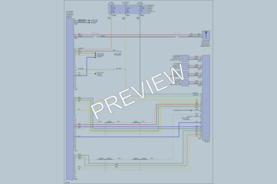 2006 Jaguar XType Navigation wiring diagram preview