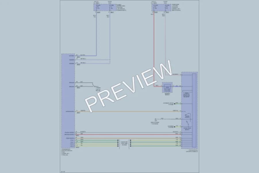 2006 Jaguar XType Shift Interlock wiring diagram preview