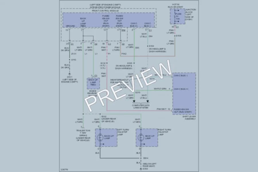 2006 Jeep GrandCherokee Exterior Lights wiring diagram preview
