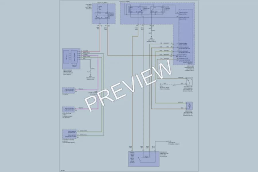 2006 Jeep GrandCherokee Wiper Washer wiring diagram preview