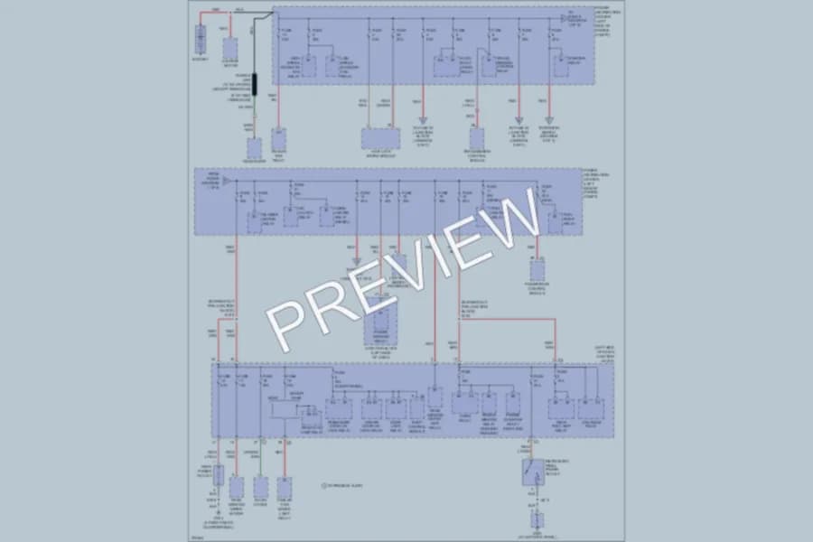 2006 Jeep Liberty Power Distribution wiring diagram preview