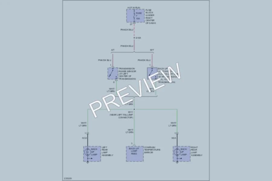 2006 Jeep Wrangler Exterior Lights wiring diagram preview