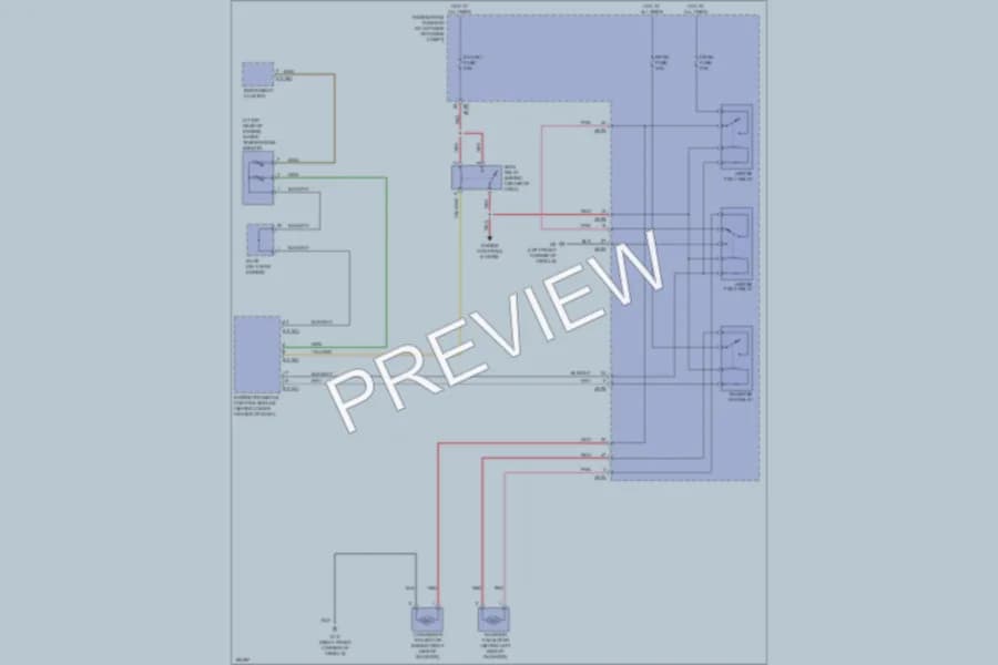 2006 Kia Amanti Cooling Fan wiring diagram preview