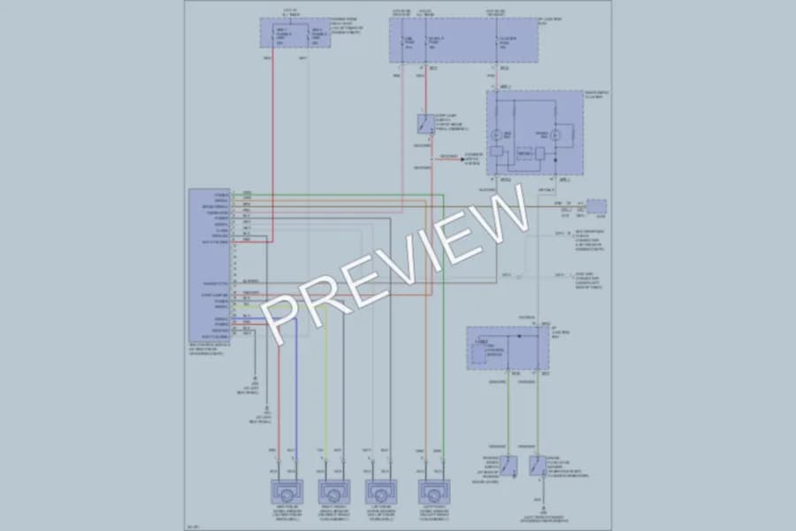2006 Kia Rio5 Anti Lock Brakes wiring diagram preview