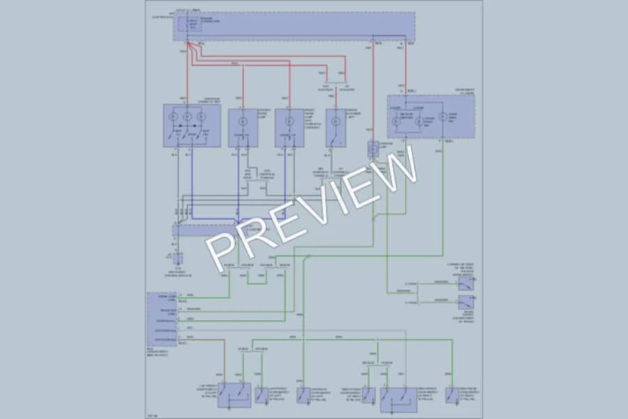 2006 Kia Rio5 Interior Lights wiring diagram preview