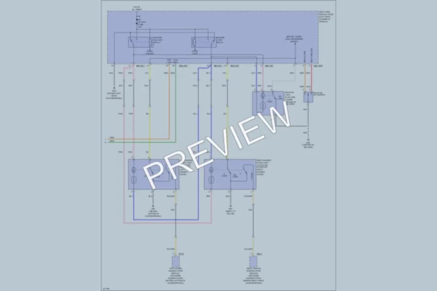 2006 Kia Sedona Anti Theft wiring diagram preview
