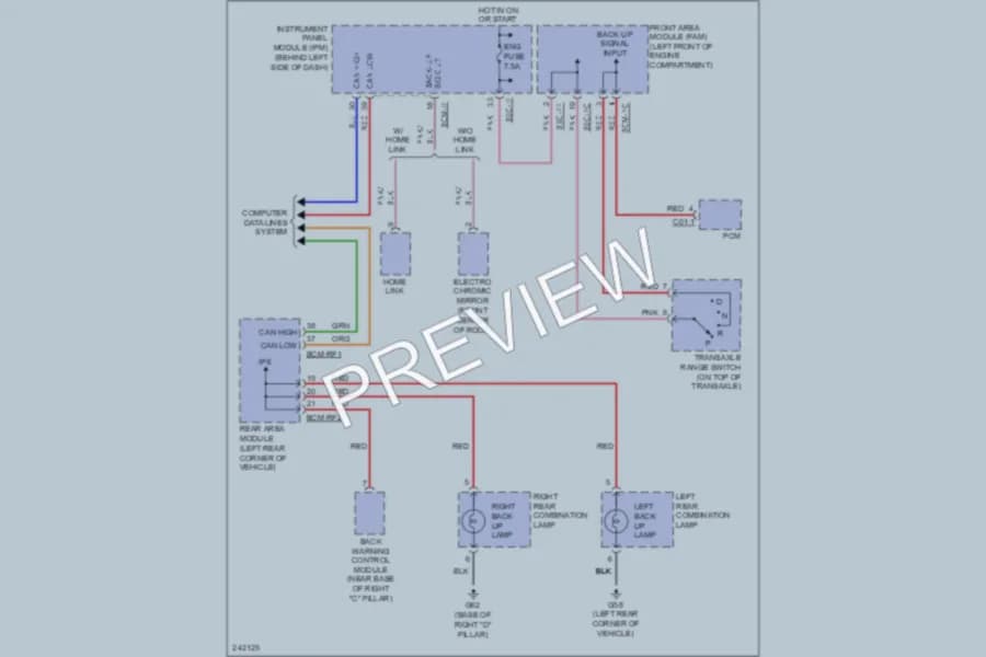 2006 Kia Sedona Exterior Lights wiring diagram preview