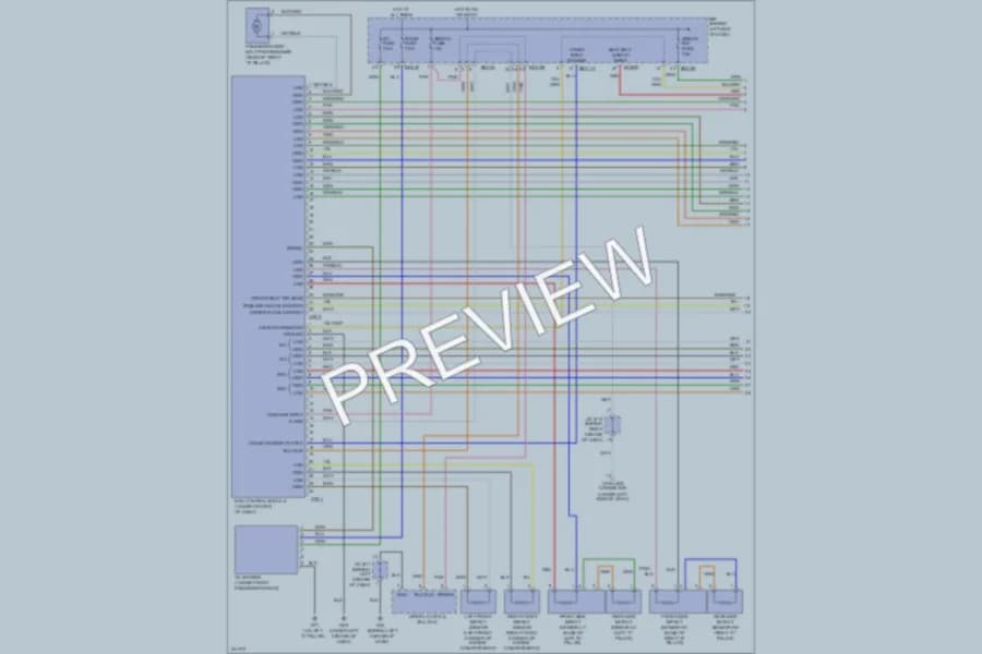 2006 Kia Sedona Supplemental Restraints wiring diagram preview