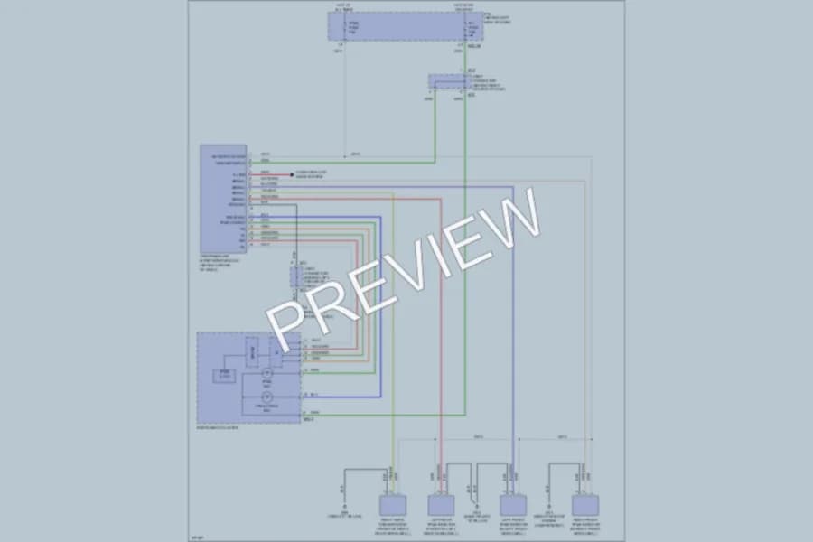 2006 Kia Sedona Warning Systems wiring diagram preview