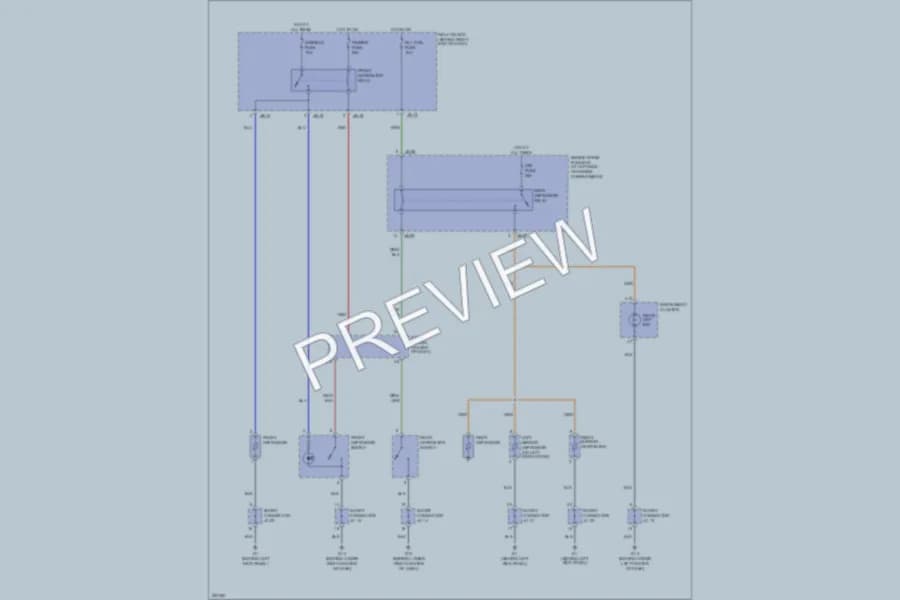 2006 Kia Sorento Defoggers wiring diagram preview