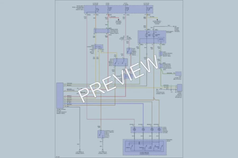 2006 Kia Spectra5 Cruise Control wiring diagram preview