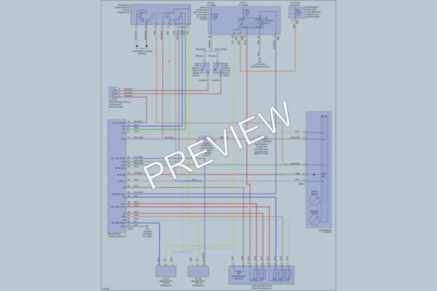 2006 Kia Spectra5 Transmission wiring diagram preview