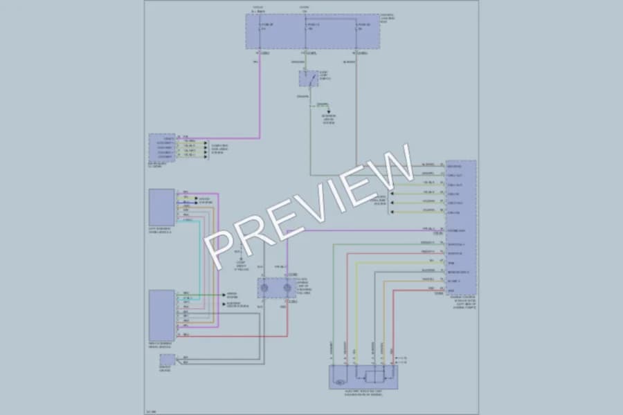 2006 LandRover LR3 Cruise Control wiring diagram preview